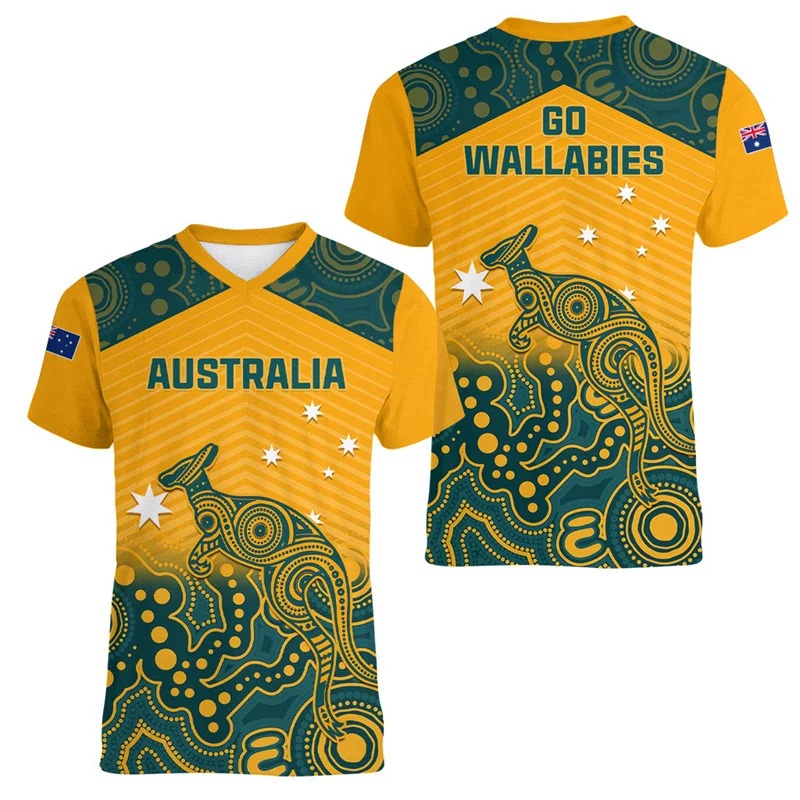Mens Fashion Australia - Unisex 2026 Avustralya Kanguru Hayvan 3D