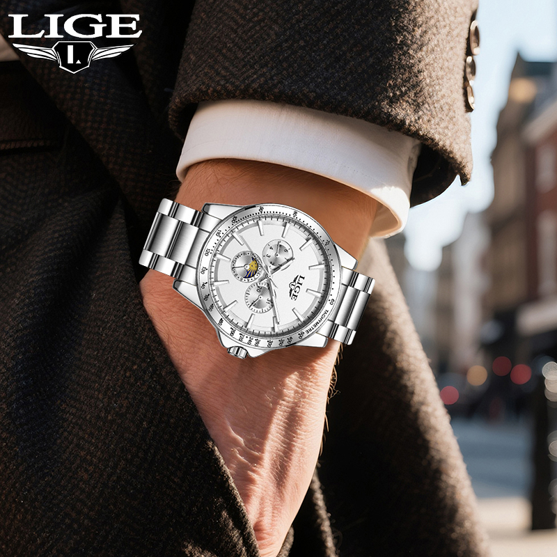 Men'S Fashion Luxury Brands - LIGE Üst Düzey Marka Lüks Kuvars