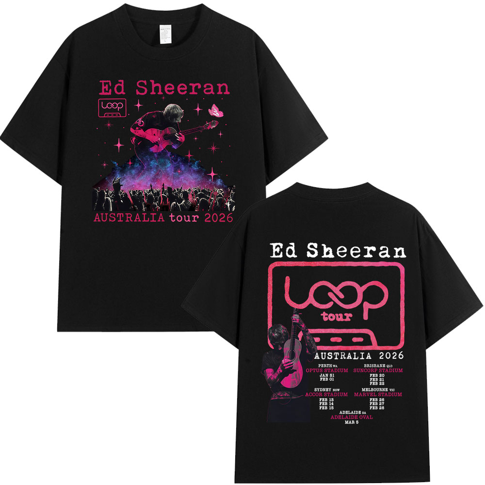 Mens Fashion Australia - Ed Sheeran Loop Tour Avustralya 2026