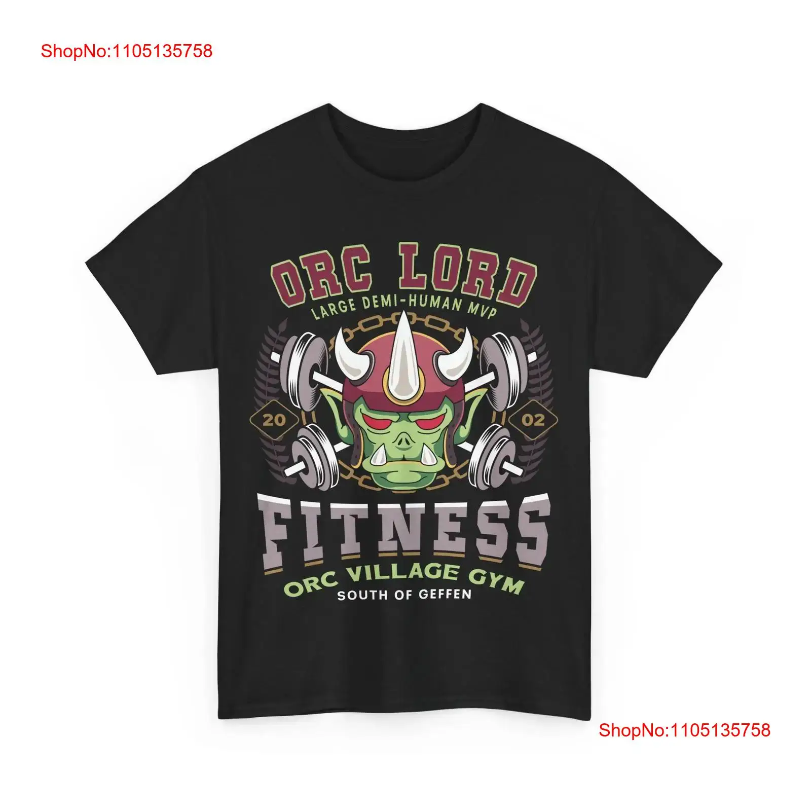Men'S Fashion Online - Geffen Orc Village Fitness Tişört Ragnarok