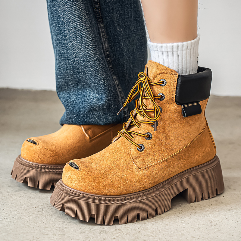 Mens Fashion Modern - Klasik Yüksek Bilekli Botlar Açık Hava