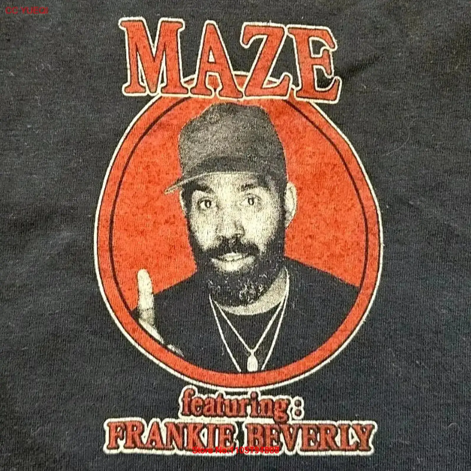 Xl Men'S Fashion - 80'ler Vintage R&B Maze Frankie Beverly