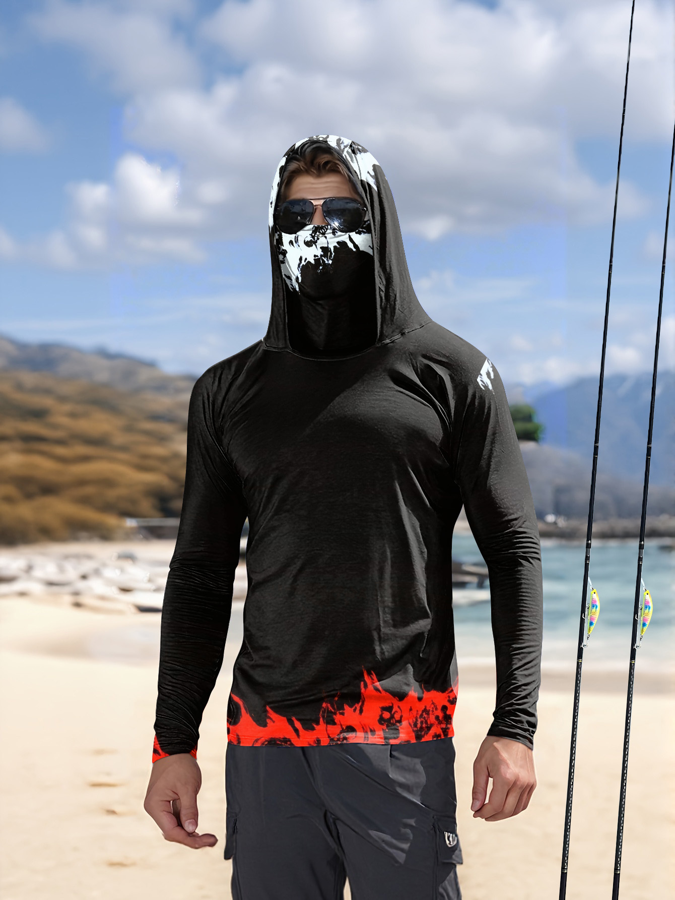 Men'S Fashion Trends 2025 - Erkekler Kapüşonlu Balıkçı Gömleği uzun kollu
