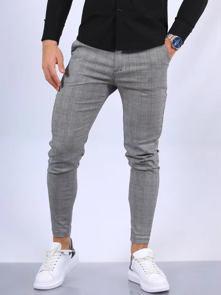 Chino Pants Men - Günlük Erkek İş Pamuklu Pantolon Dar
