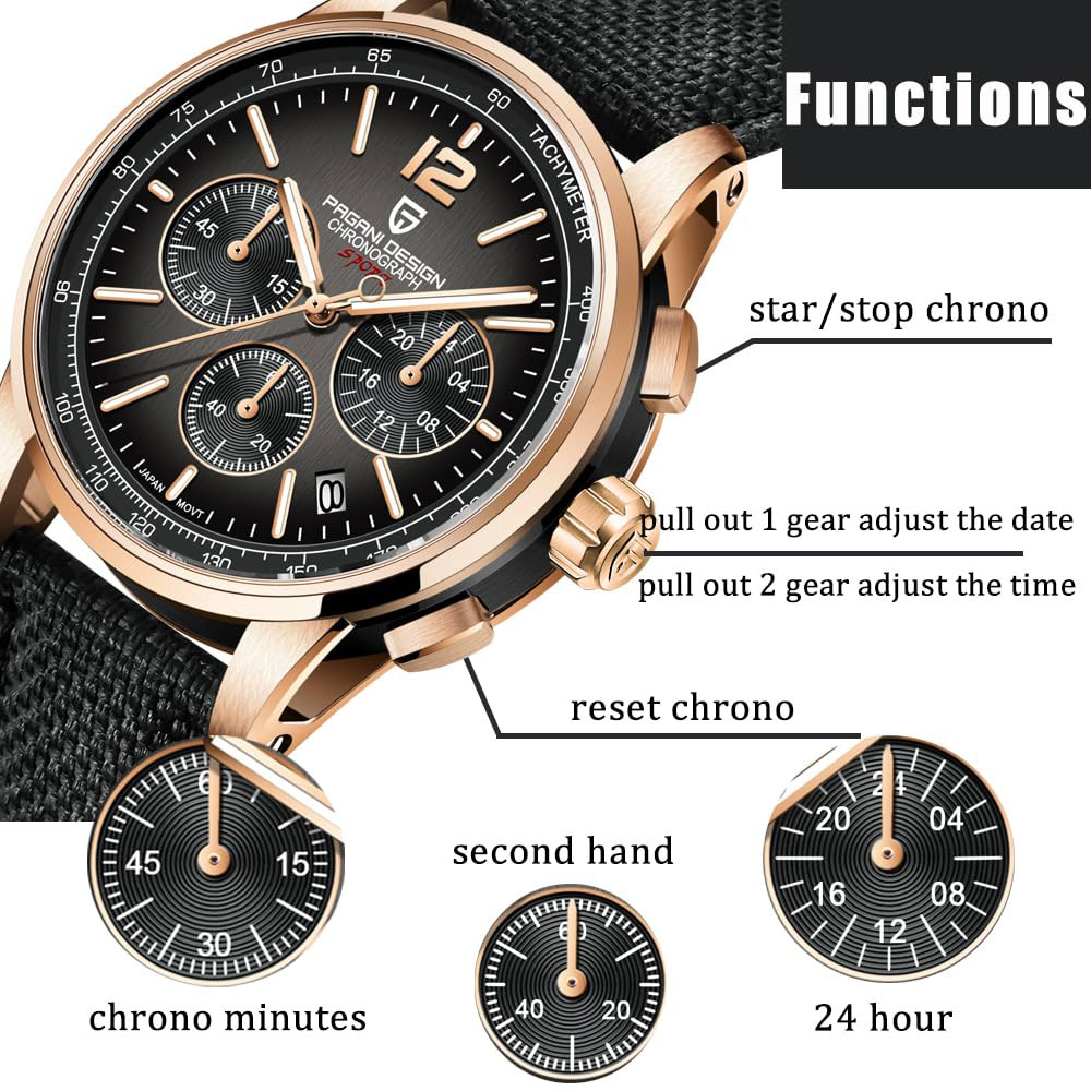 Men'S Fashion Luxury Brands - PAGANI DESIGN Yeni Erkek Saati 41mm
