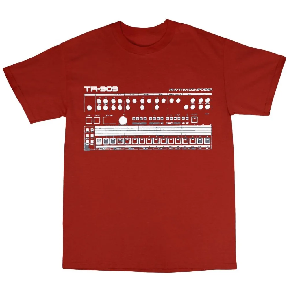 Men'S Fashion Online - Tr-909 Inspired T-Shirt %100 Pamuk Moog