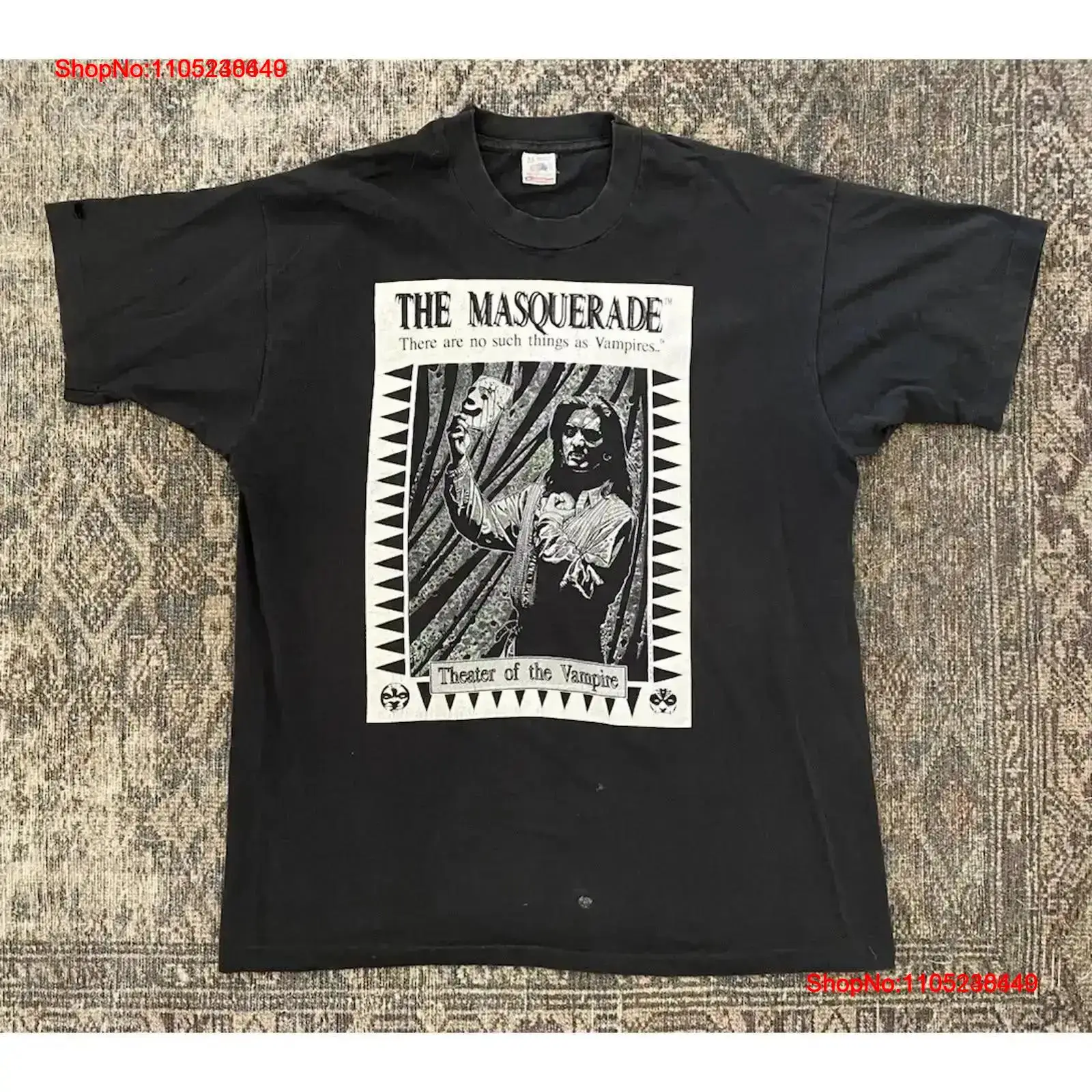 Xl Men'S Fashion - Vintage Nadir Vampir Maskeli Balo 1991