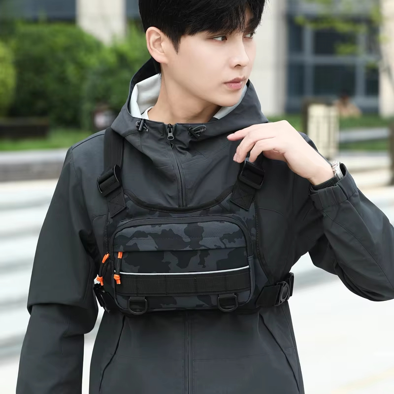 Tactical Vest Men - Bisiklet Ön Göğüs Yeleği Taktik Sırt