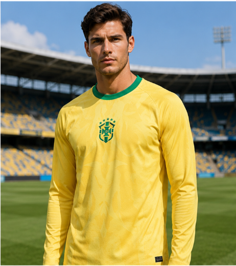 Men'S Fashion Usa - Brezilya 2026 Hatıra Sürümü 3D Baskılı