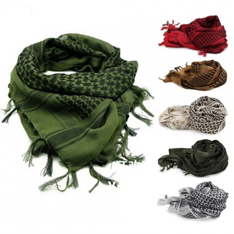 Men'S Fashion Head Scarf - 1/2/3/6 adet Pamuk Erkek Şal Arap