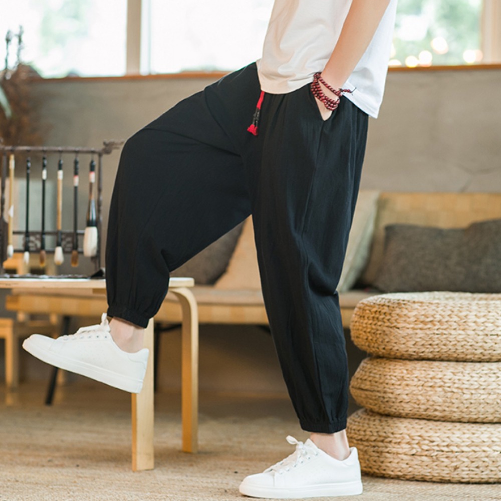 Erkek Pamuk ve Keten harem pan - Chino Pants Men incelemesi ve fiyatı