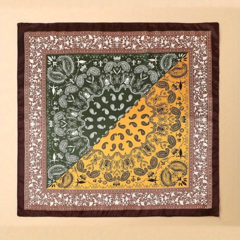 Paisley Baskılı Kare Şal, Kadı - Men'S Fashion Head Scarf incelemesi ve fiyatı