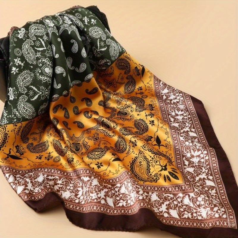 Paisley Baskılı Kare Şal, Kadı - Men'S Fashion Head Scarf incelemesi ve fiyatı