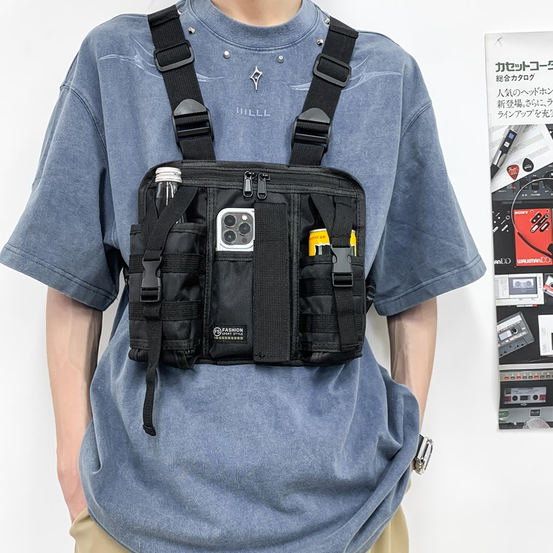 Hip-hop streetwear erkek göğüs - Tactical Vest Men incelemesi ve fiyatı