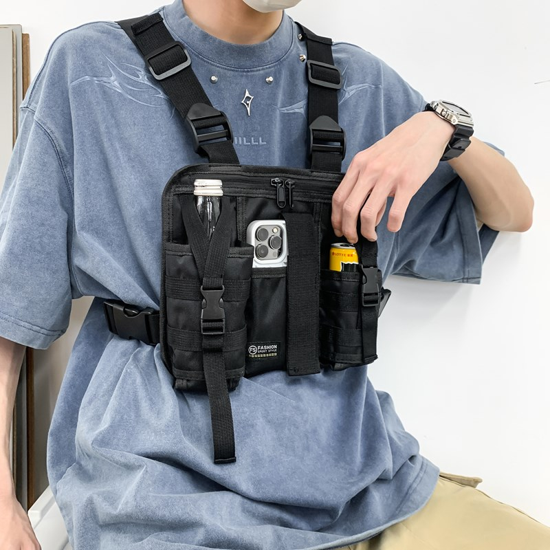 Hip-hop streetwear erkek göğüs - Tactical Vest Men incelemesi ve fiyatı