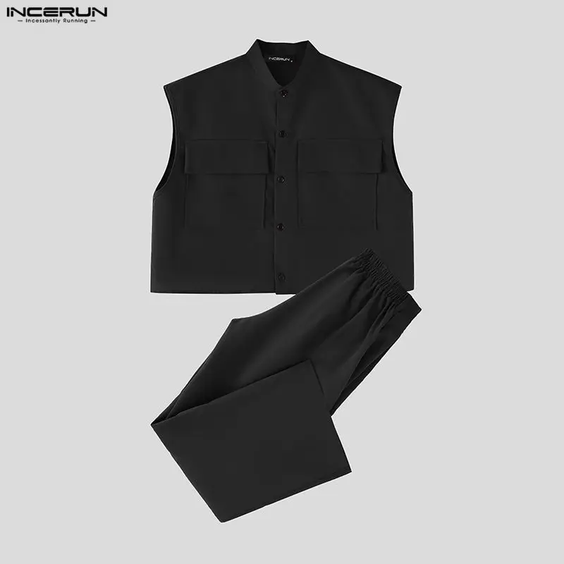 INCERUN Erkek Setleri Katı Kol - Men'S Fashion Usa incelemesi ve fiyatı