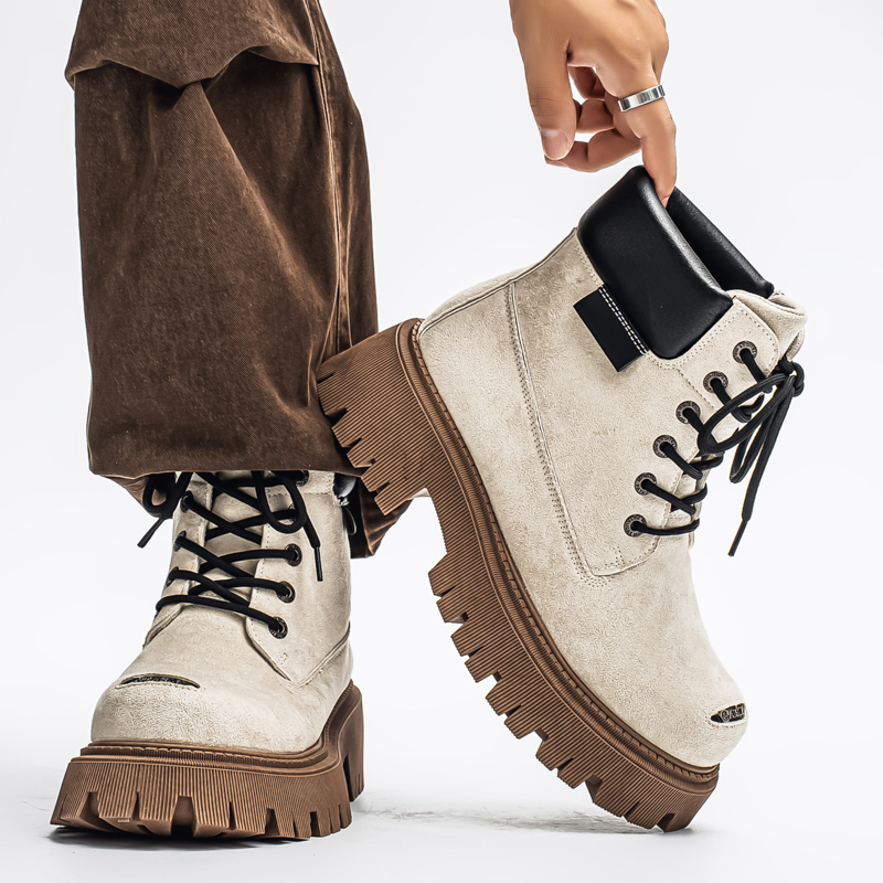 Klasik Yüksek Bilekli Botlar A - Mens Fashion Modern incelemesi ve fiyatı