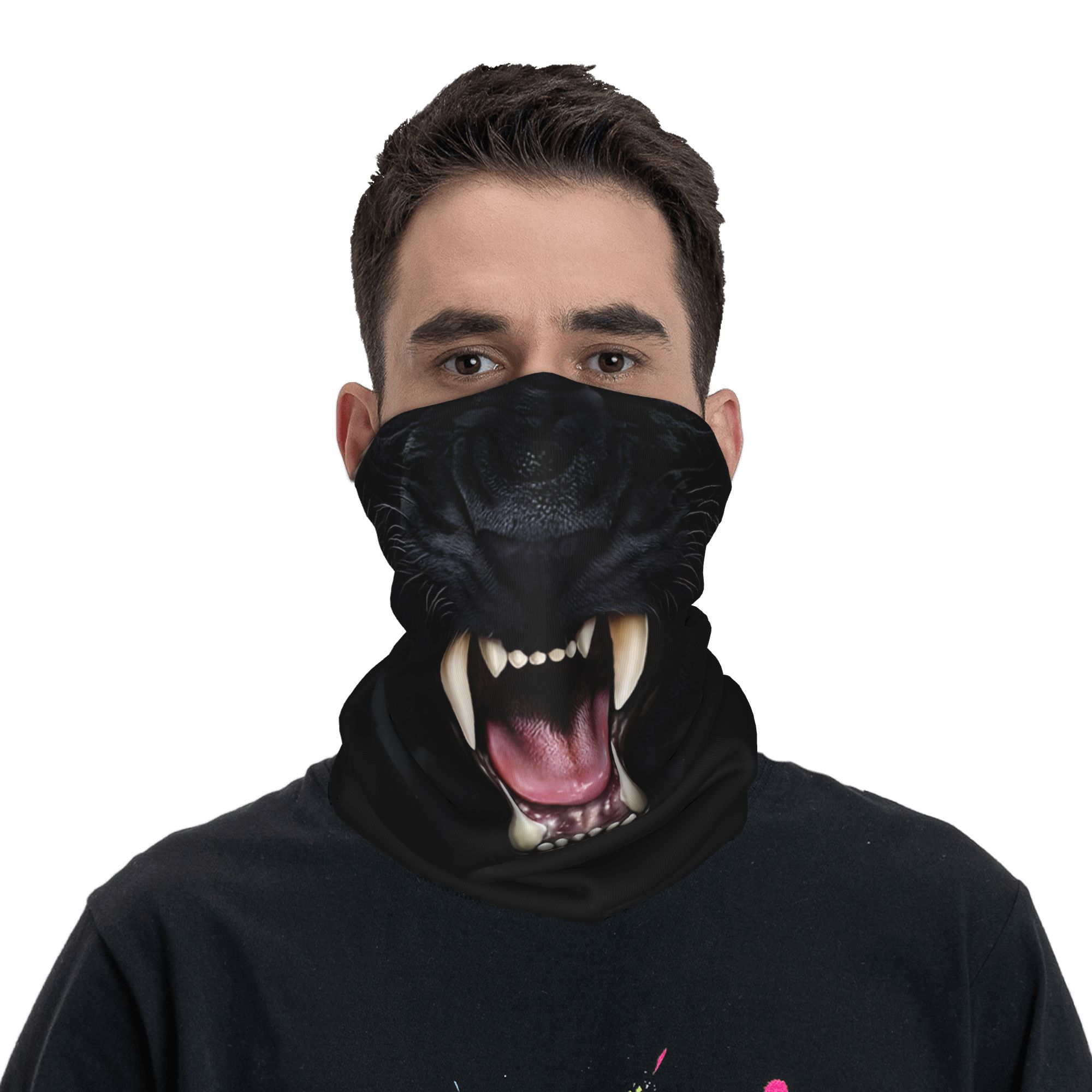 Özel Siyah Panter Hayvan Başı  - Men'S Fashion Head Scarf incelemesi ve fiyatı