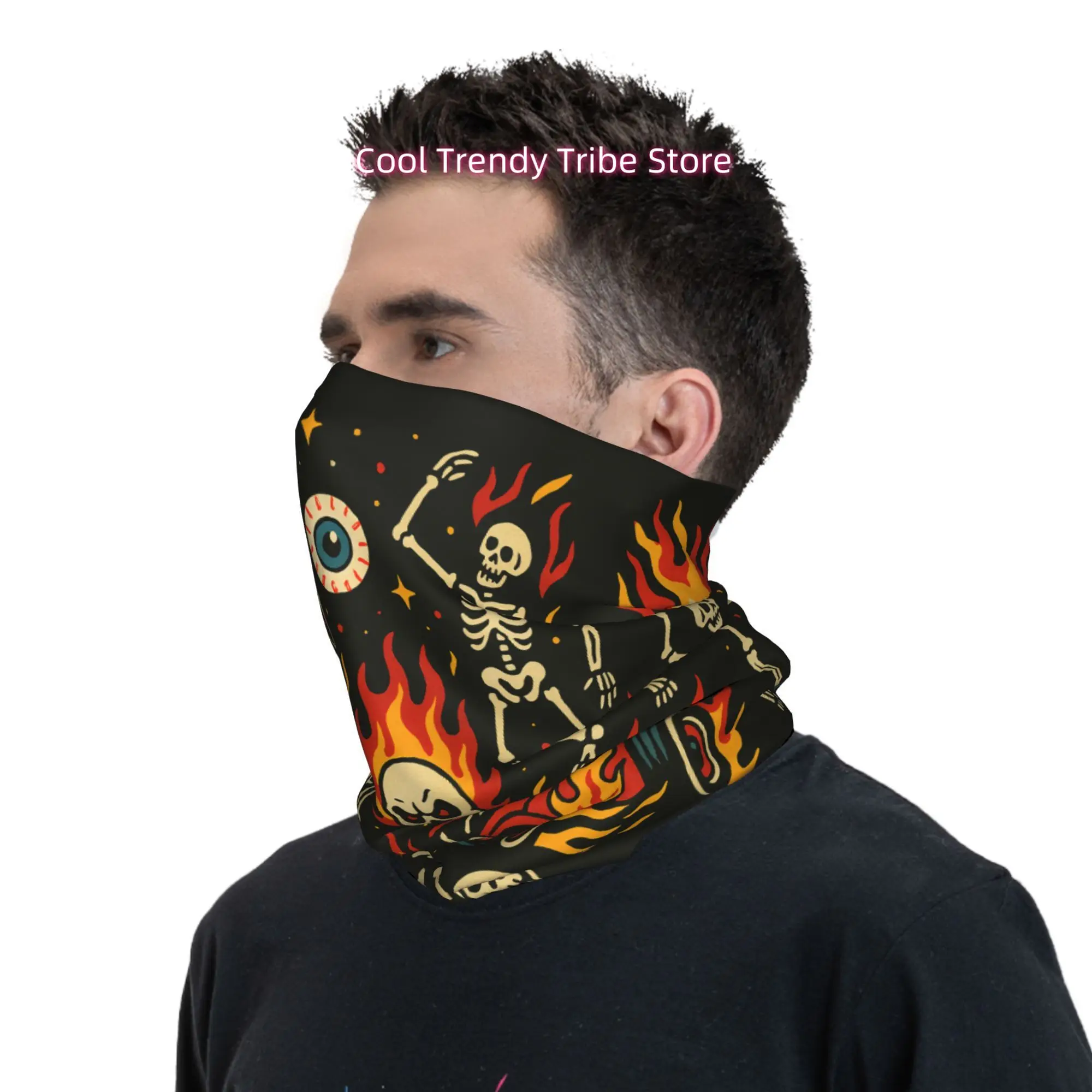 Alevli Kafatasları Hot Rod Vin - Men'S Fashion Head Scarf incelemesi ve fiyatı