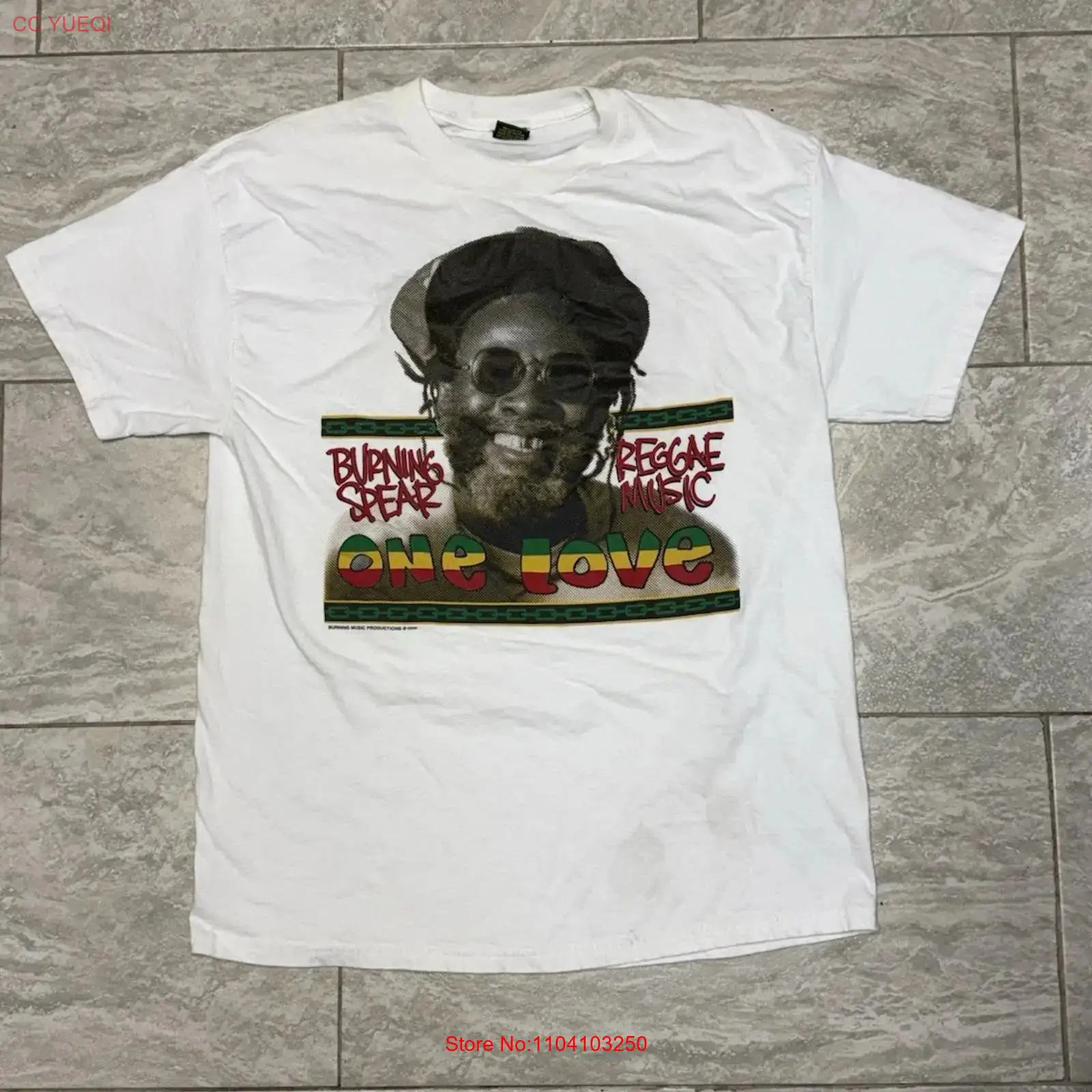 Vintage 1996 Burning Spear XL  - Xl Men'S Fashion incelemesi ve fiyatı
