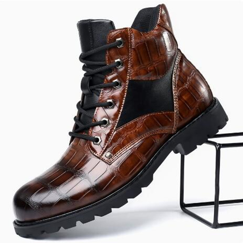 Marka Erkek Botları Izgara Des - Men'S Fashion Luxury Brands incelemesi ve fiyatı