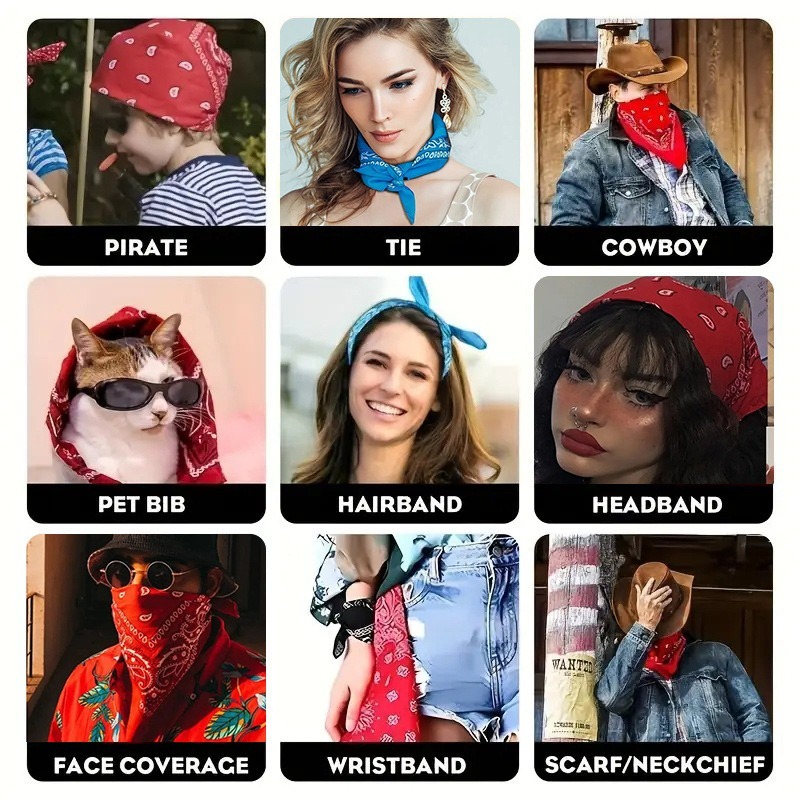 Unisex Erkek Kadın Bandana Saç - Men'S Fashion Head Scarf incelemesi ve fiyatı